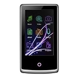 Lecteur Baladeur MP3 / MP4 / MP5 Tactile 4 Go Noir et Argent - ECRAN 2.6'' TFT - Radio FM - Video (AVI) - Dictaphone