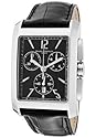 Men's Hampton Chronograph Black Dial Black Leather
