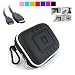 Durable Camera Case for Flip Ultra HD camcorder + HDMI Mini cable for Flip Camera + Screen Protector (Black)
