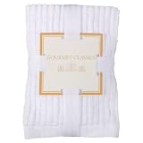 Gourmet Classics Deluxe White Terry Dish Cloth, Set of 4