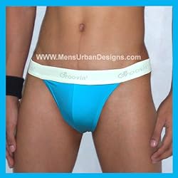 Groovin' Thong Brief - Blue (Normal Price $15.99)