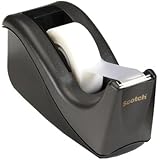 Scotch Value Desktop Tape Dispenser, 1 Inch Core, Two Tone Black (C60-BK)