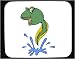 Mouse Pad with amphibian, animal, tadpole, frog
