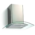PKM 9999 ohne Filter Dunstabzugshaube / 60 cm / 450 m3/h / 3 Stufen / Glasschirm / edelstahl