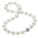 ZEEme Fashion Damencollier 42cm Muschelkernperle + Strasssteine 37705000242