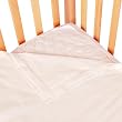 Quickzip Organic Zipper Crib Sheet, White Quickzip Organic Zipper Crib Sheet, White