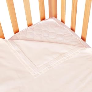 Quickzip Organic Zipper Crib Sheet, White