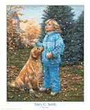 First Snow - Artist: Mary G Smith - Art Print Poster Size: 18.00 by 23.00 inches