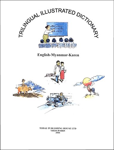 trilingual illustrated dictionary english myanmar karen