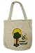 On The Verge Girls  Think Green Tote Bag, Beige, One Size