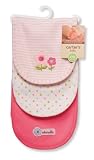 Carters Flower Burp Cloth Set, Pink