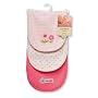 Carters Flower Burp Cloth Set, Pink