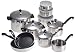Farberware 50049 Classic Series Nonstick Stainless Steel Cookware Set 15-pc.