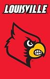 Louisville Cardinals 2-Sided Applique Banner Flag