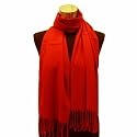 Olive N Figs Solid Plain Pashmina Scarf/ Stole/ Wrap - Red