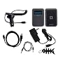 6 Pieces Premium Accessories Combo for Sandisk Sansa Clip Plus, includes: Smoke Soft Silicone Skin Case + Car Charger + Wall Charger + Straight USB Data cable + Straight Auxiliary 3.5mm to 3.5mm MP3 Jack Cable + Fishbone Style Keychain