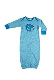Green Baby Long Sleeve Sleepgown (3 - 6 Months, Blue)