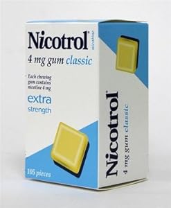 6 Boxes Nicotrol Nicotine Gum 4mg Original Classic 630 Pieces