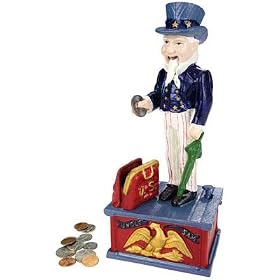 UNCLE SAM DIE-CAST BANK
