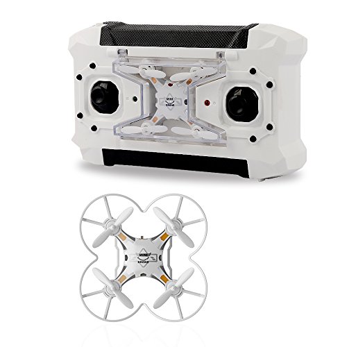 TEC.BEAN Mini Pocket Drone 4CH 6 Axis Gyro RC Micro Quadcopter with 3D Flip, Headless Mode, One Key Return Nano Copters RTF Mode 2 (WHITE) TEC.BEAN Mini Pocket Drone 4CH 6 Axis Gyro RC Micro Quadcopter with 3D Flip, Headless Mode, One Key Return Nano Copters RTF Mode 2 (WHITE)
