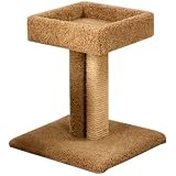 Pacific Pets Platform Sleeper Cat Lounger : Color TAN : Size 24 INCHES