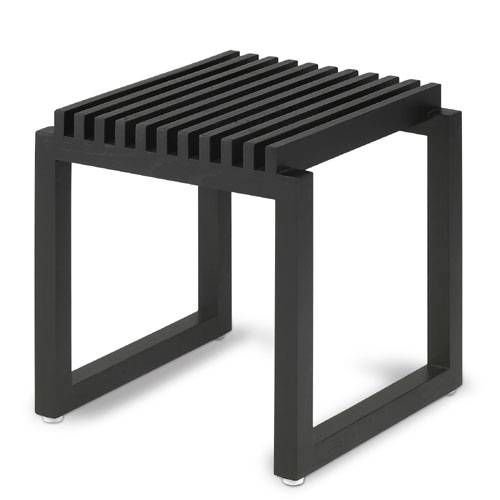 Skagerak Hocker CUTTER aus Eiche schwarz