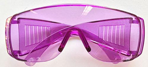 Pc Eye Protection Safety, Transparent Safety Goggles, Dust Proof Splash Proof, Fashion Glasses Kt15 (Lavender)