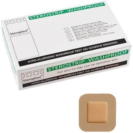 Sterostrip Hypo-allergenic Plasters - 4cm x 4cm (x50) by Sterostrip