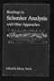 Readings in Schenker Analysis and Other Approaches