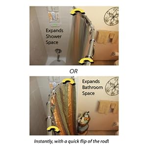 Rotating Shower Rod