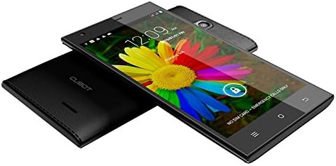 Unlocked CUBOT S308 5.0 Inch Smart Cell Phone OGS IPS Touch Screen Android 4.2.2 Faster 4-core MT6582 Quad core 1.3GHz RAM 2G+ROM 16GB Dual Cameras (Black)