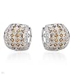 Earrings With 3.05ctw Genuine Sapphires Beautifully Crafted in 14K White Gold. Total item weight 11.5g Length 16mm