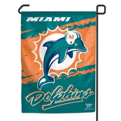 Miami Dolphins 11x15 Economy Garden Flag