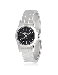 Brinley Co. Womens Stainless Steel Cuff Watch