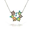 Yoolie's Acapulco Necklace in Turquoise, Gold and Earth Tones, Spring/Summer 2013 Collection #32108 YN GN