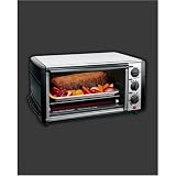Hamilton Beach 31177 6 Slice Nonstick Auto-Off Timer Toaster Oven and Broiler, Stainless Steel