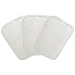 Full Circle Flip Loofah Sponges, White (Pack of 3)