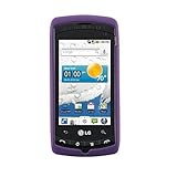 Rubberized Snap-On Cover - LG Ally / VS740 - Purple