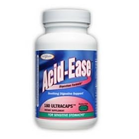 Enzymatic Therapy, Acid Ease, Digestion Formula, 180 Capsules