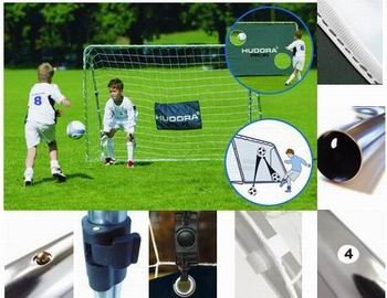 Hudora Fußballtor Triple Kick Komplettset 76102