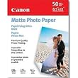 Canon Matte Photo Paper, 8.5 x 11 Inches, 50 Sheets (7981A004)