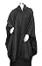 Jet BlackBaby Alpaca Cape Hooded (D - 1JB)