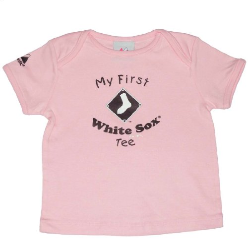 Majestic Infant Baby MLB Chicago White Sox My First Tee T-Shirt - Pink (Size: 18M)