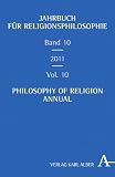 Produkt-Bild: Jahrbuch f&uuml;r Religionsphilosophie -  Philosophy of Religion Annual