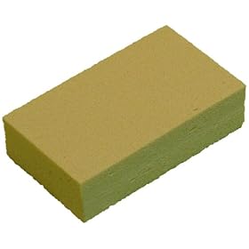  Zephyr 56431 Dover Dry Rubber Individually Wrapped Smoke Sponge, 5 inch Length x 1-3/4 inch Width x 3-3/4 inch Height (Case of 12)