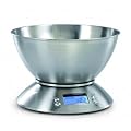 Domo - Do-9086Wdomo - Balance de Cuisine - 5Kg Inox avec Bol - Thermom�tre - Timer