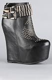Jeffrey Campbell The Dollywood Shoe in Black and Gold - Shoes for Women