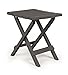 Camco 51881 Regular Adirondack Portable Outdoor Folding Side Table, Perfect for The Beach, Camping, Picnics, Cookouts and More, Weatherproof and Rust Resistant-Charcoal