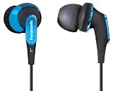 from Panasonic Panasonic RP-HJE350E-A Advanced Ergo Fit Earphones  Anti-Touch Noise Cord- Blue Model RP-HJE350E-A