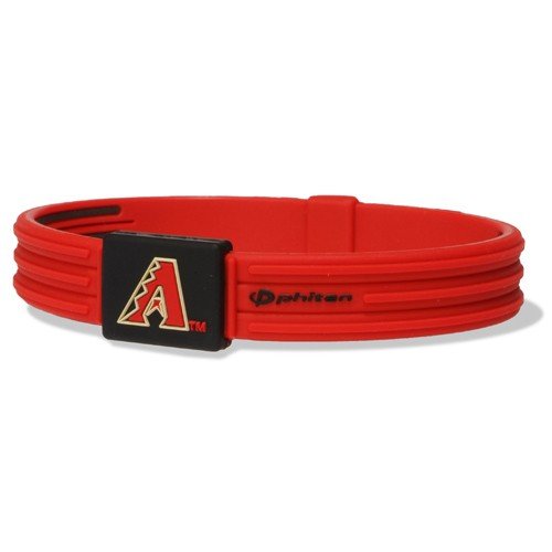 Arizona Diamondbacks Mlb Authentic Collection Titanium Bracelet S-Type By Phiten
